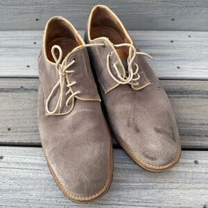 Johnston & Murphy Men's Suede Oxford Shoes 10.5 - Taupe